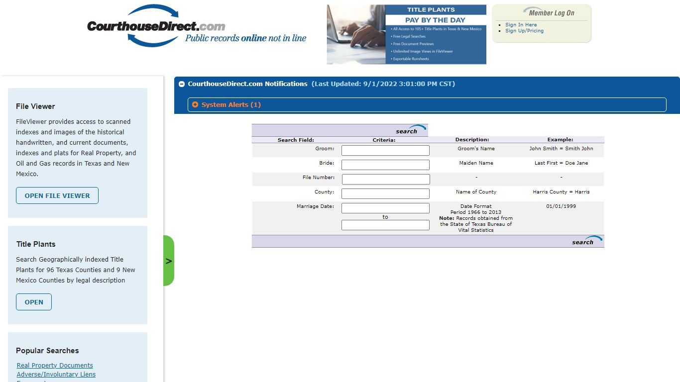 Texas Marriage Records | Search County Records for Marriage License ...